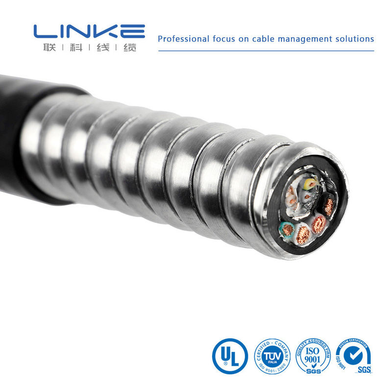 XLPE/PVC/AIA/PVC Kabel Kontrol Pelindung Multi-konduktor Kabel Pelindung 600V dengan XLPE Terisolasi Tegangan Rendah