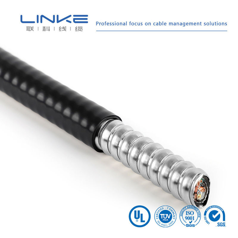 XLPE/PVC/AIA/PVC Kabel Kontrol Pelindung Multi-konduktor Kabel Pelindung 600V dengan XLPE Terisolasi Tegangan Rendah