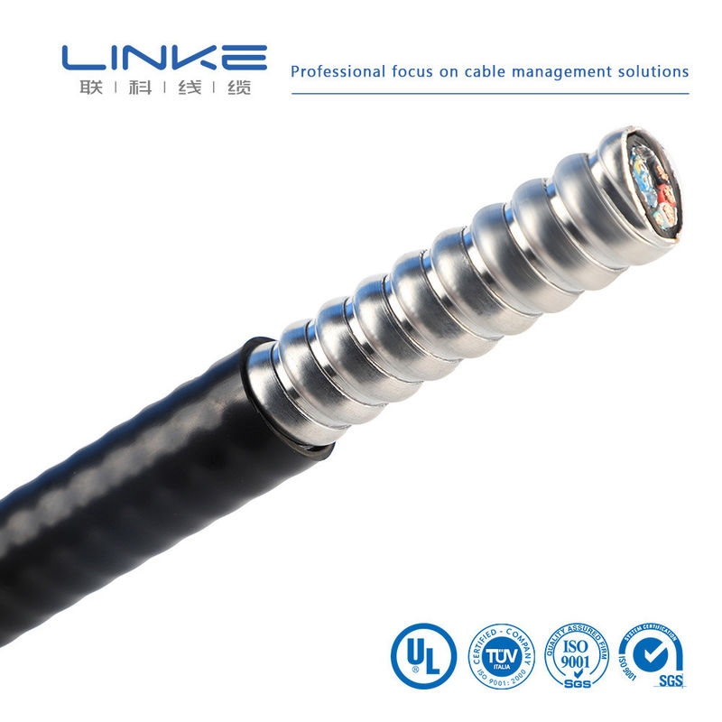 Kabel Lapis baja terisolasi PVC listrik bawah tanah dengan tegangan sedang