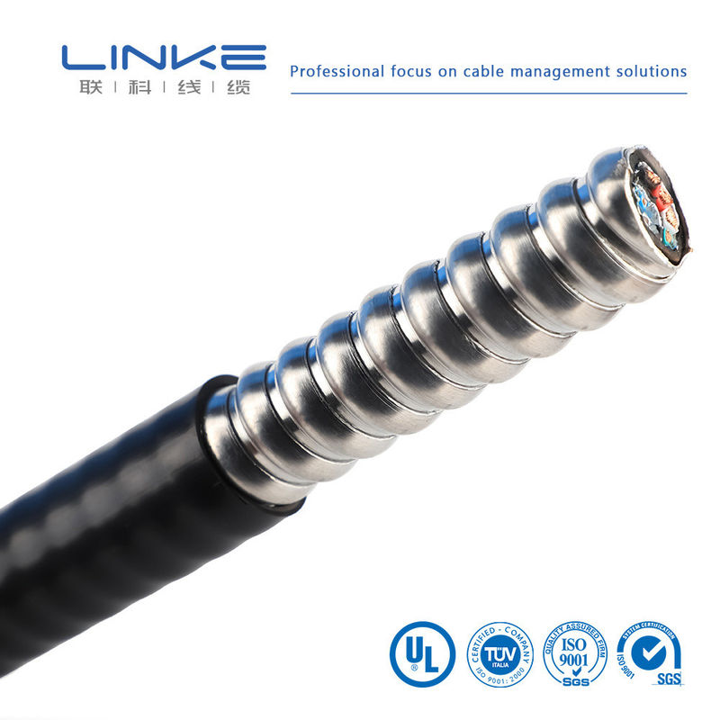 Kabel Lapis baja terisolasi PVC listrik bawah tanah dengan tegangan sedang