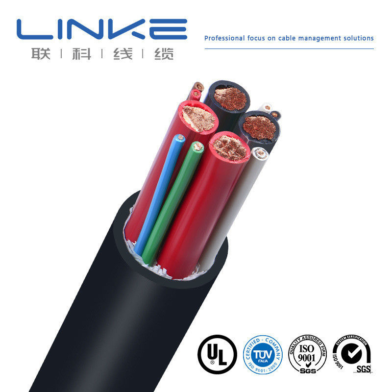 UL 600V 16AMP 3*14AWG+1*18AWG AC EV Wire EV Charging Cable dengan konduktor tembaga bebas oksigen