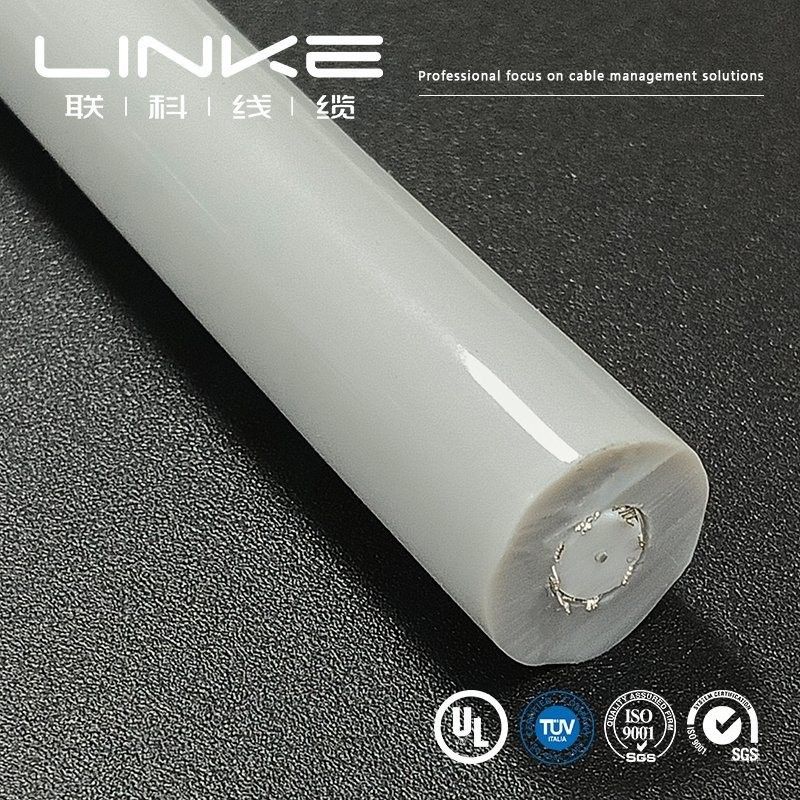 1000V Voltage Silicone Rubber Round Wire Medical Cable untuk Perangkat Peralatan Medis