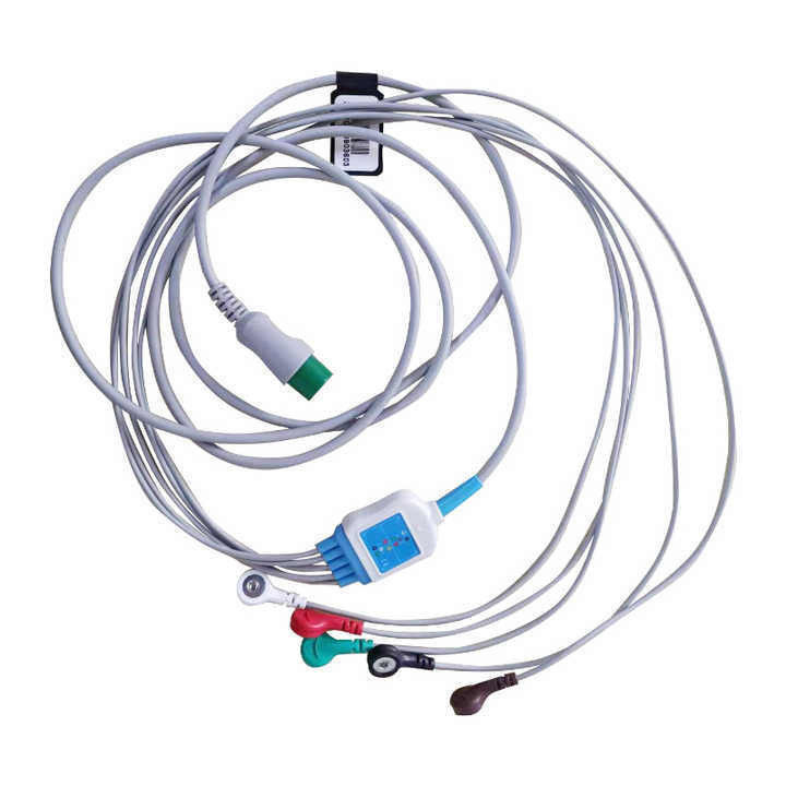 10 Led EKG EEG EKG Kabel untuk Schille Bionet Monitor Pasien TPE Terisolasi Lead Wire
