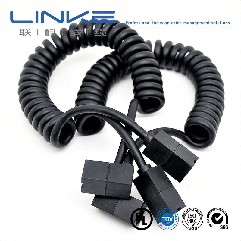 Kabel Medis Flat Coiled Paralel Bulat Disesuaikan Untuk High Voltage Wiring Harness Kabel koneksi peralatan medis