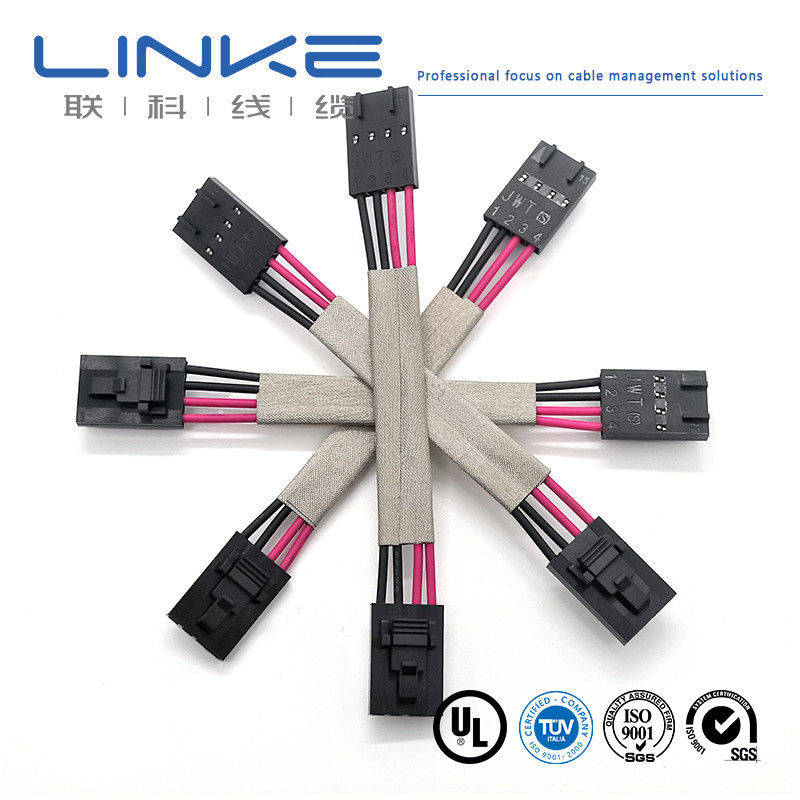 Kabel Medis Flat Coiled Paralel Bulat Disesuaikan Untuk High Voltage Wiring Harness Kabel koneksi peralatan medis