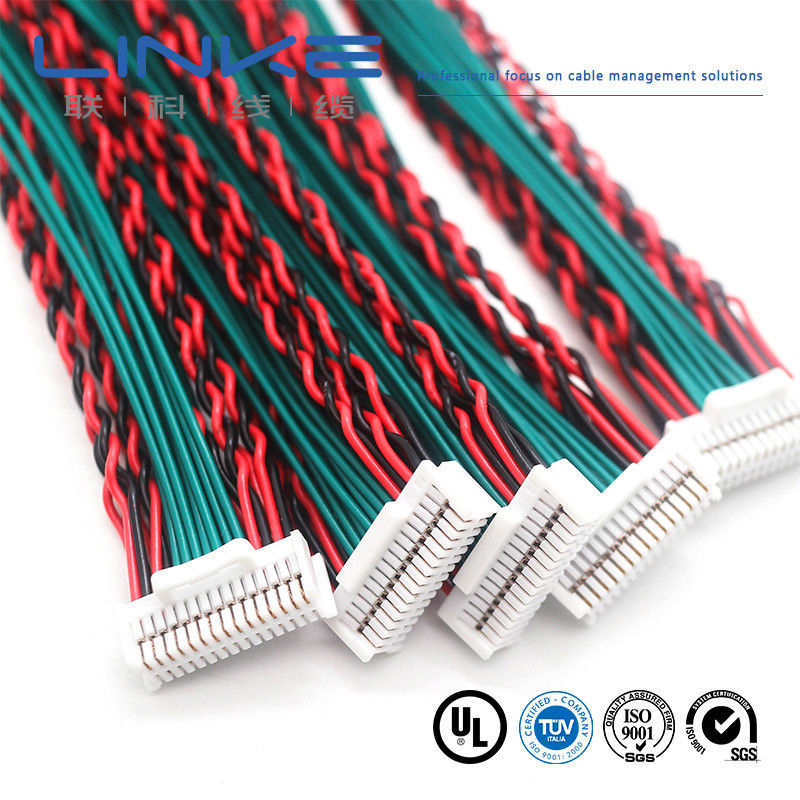 SATA/SATA Interface High Voltage Medical Cable Wiring Harness Disesuaikan untuk Peralatan Medis
