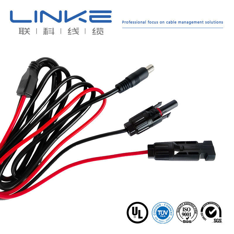 XLPE Sheath Solar Connector DC Photovoltaic Cable Untuk Baterai penyimpanan energi
