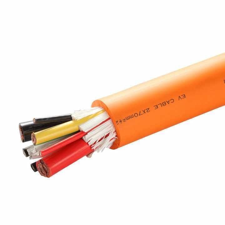 Single Core Shielded Electric Car Wire EV Cable 6AWG 14AWG Energy High Voltage Wire Jaket Karet Silikon