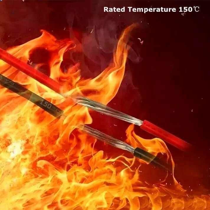 24AWG Kaleng Tembaga Tahan Panas Kabel Listrik Kawat Otomotif untuk Kabel Baterai EV