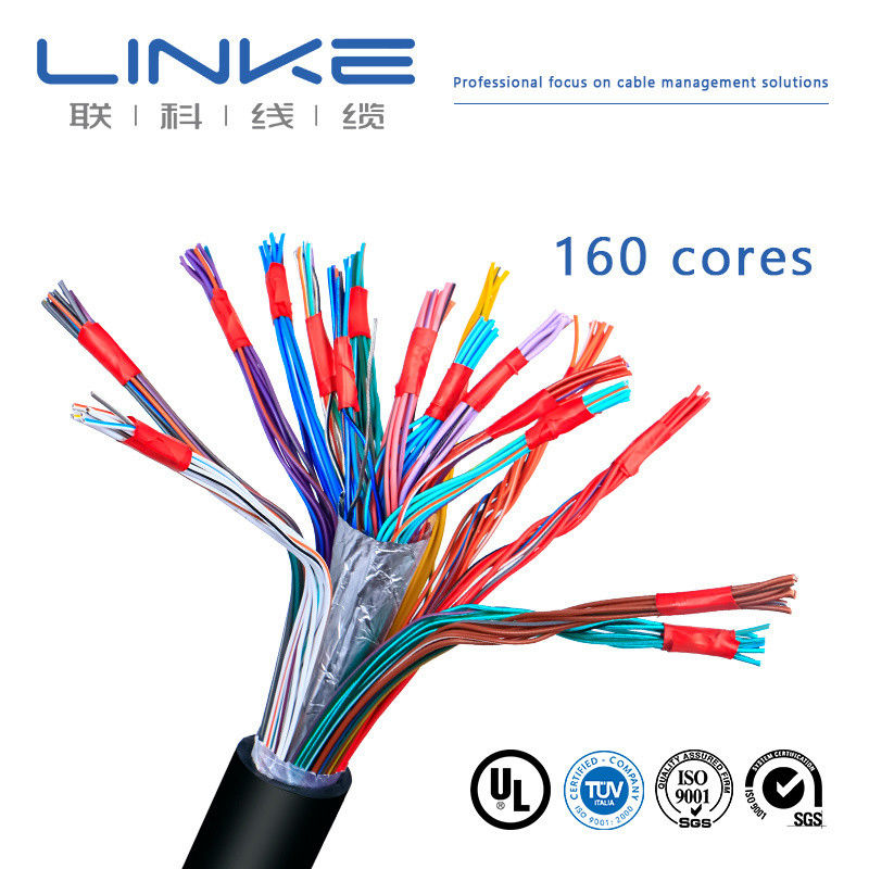 Kabel kontrol fleksibel multi-inti terisolasi PVC industri dengan inti kawat tembaga kaleng