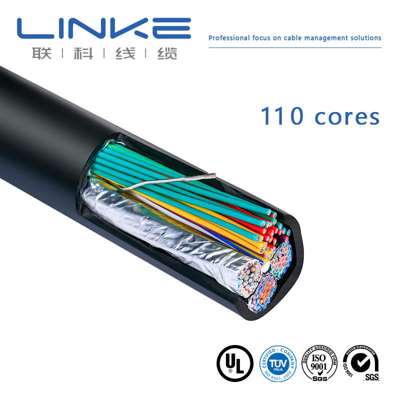 Kabel kontrol fleksibel multi-inti terisolasi PVC industri dengan inti kawat tembaga kaleng