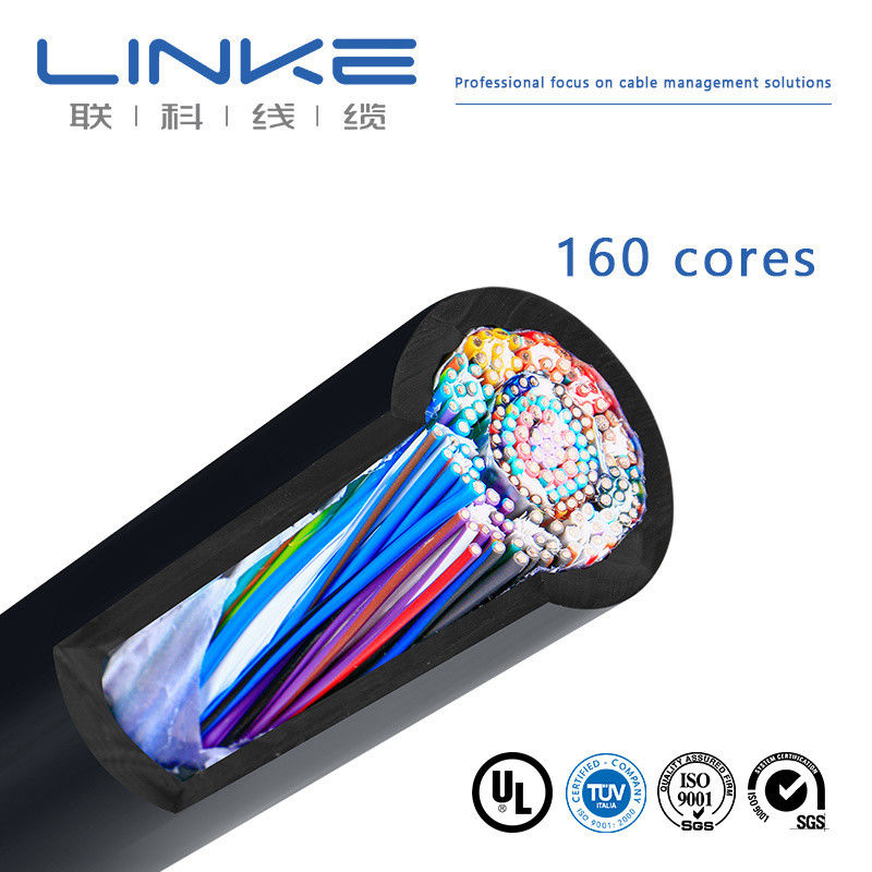 Kabel kontrol fleksibel multi-inti terisolasi PVC industri dengan inti kawat tembaga kaleng