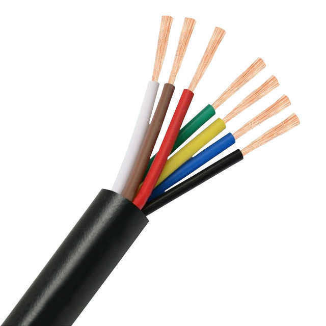 2.5mm Wire 3 Core PVC Copper Control Cable untuk aplikasi industri dan mekanik