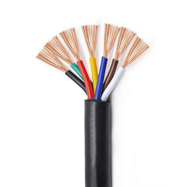 2.5mm Wire 3 Core PVC Copper Control Cable untuk aplikasi industri dan mekanik