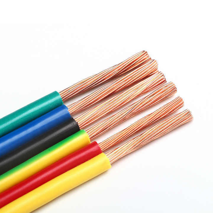 Kabel listrik tahan api dengan konduktor tembaga kaleng 1,5 mm 2,5 mm dan isolasi PVC