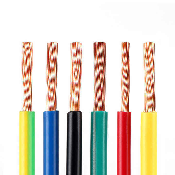 LK-604 Direct Supply 2.5mm Single Core Tined Copper Electrical Wire dengan 300-600V Rated Voltage PVC Insulated Copper Cable