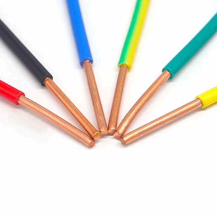 LK-604 Direct Supply 2.5mm Single Core Tined Copper Electrical Wire dengan 300-600V Rated Voltage PVC Insulated Copper Cable