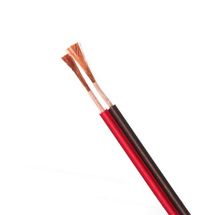 UL2468 PVC Isolasi Speaker Tembaga Kawat 2 Inti Kabel Fleksibel Dengan Bahan yang awet