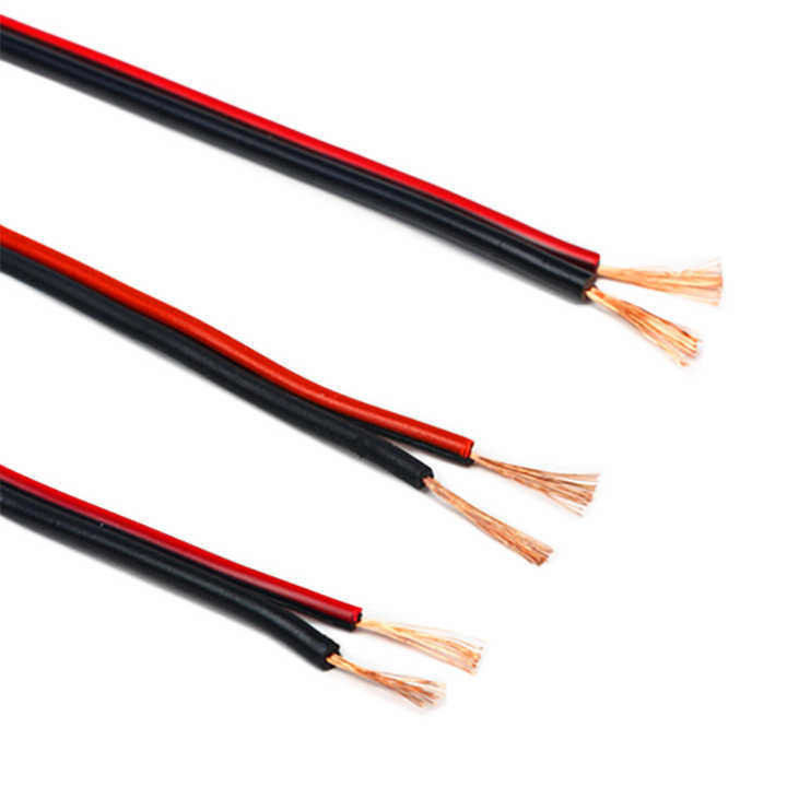 UL2468 PVC Isolasi Speaker Tembaga Kawat 2 Inti Kabel Fleksibel Dengan Bahan yang awet