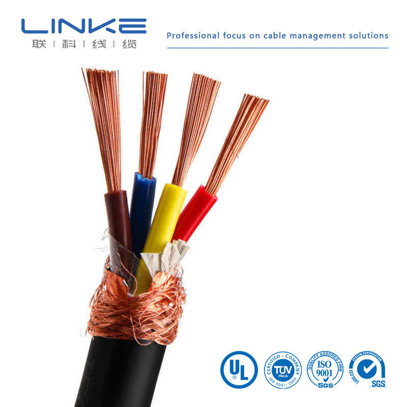 Tinta Tembaga Kabel Kontrol Multi Core Wire 300V Untuk Kontrol Peralatan Kabel isolasi tegangan tinggi