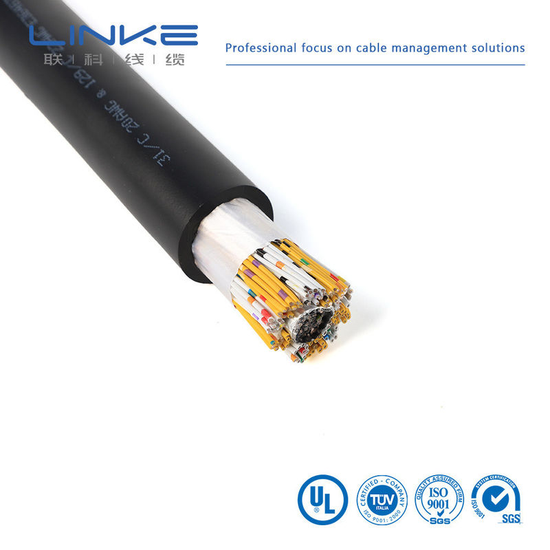 Kabel kontrol peralatan komunikasi UL dengan inti tembaga fleksibel dan isolasi PVC