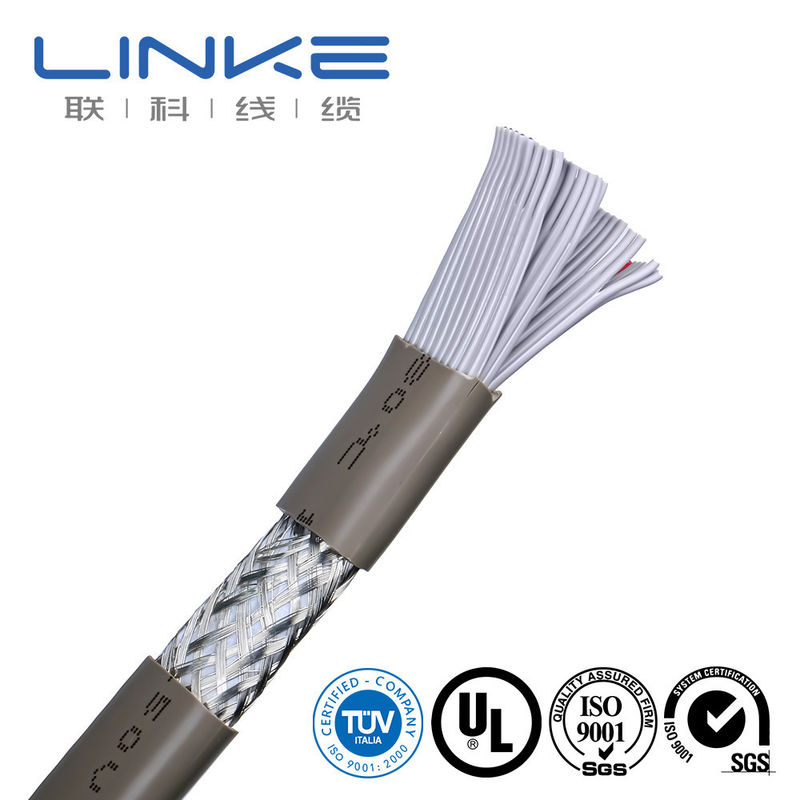 0.76mm Ketebalan Rata-rata Karet Fleksibel Lempar Kabel Kabel Listrik untuk Mesin Wiring