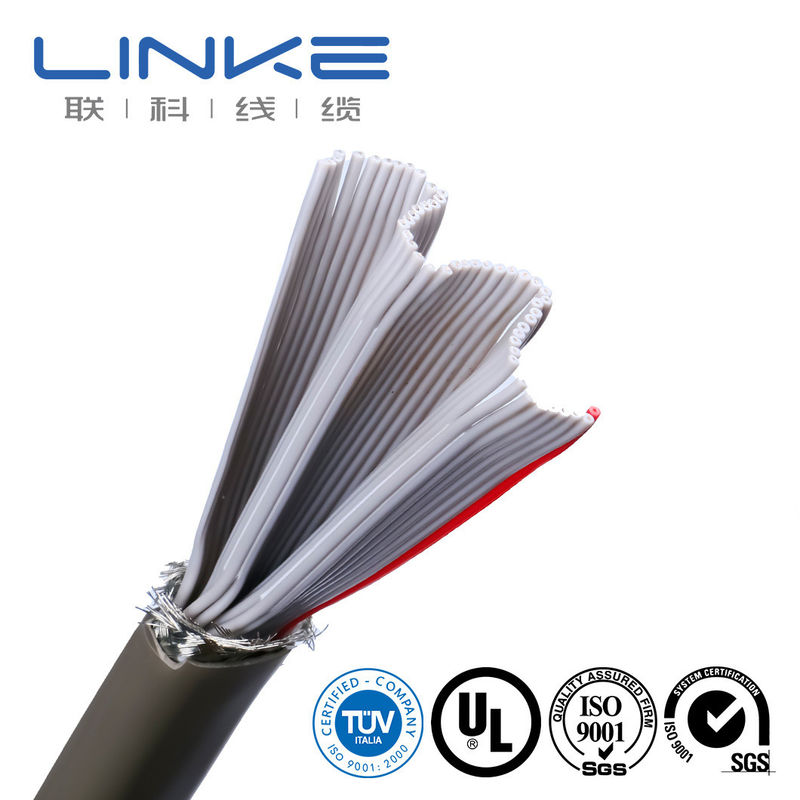 0.76mm Ketebalan Rata-rata Karet Fleksibel Lempar Kabel Kabel Listrik untuk Mesin Wiring