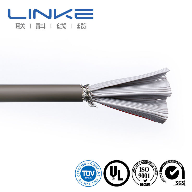 0.76mm Ketebalan Rata-rata Karet Fleksibel Lempar Kabel Kabel Listrik untuk Mesin Wiring