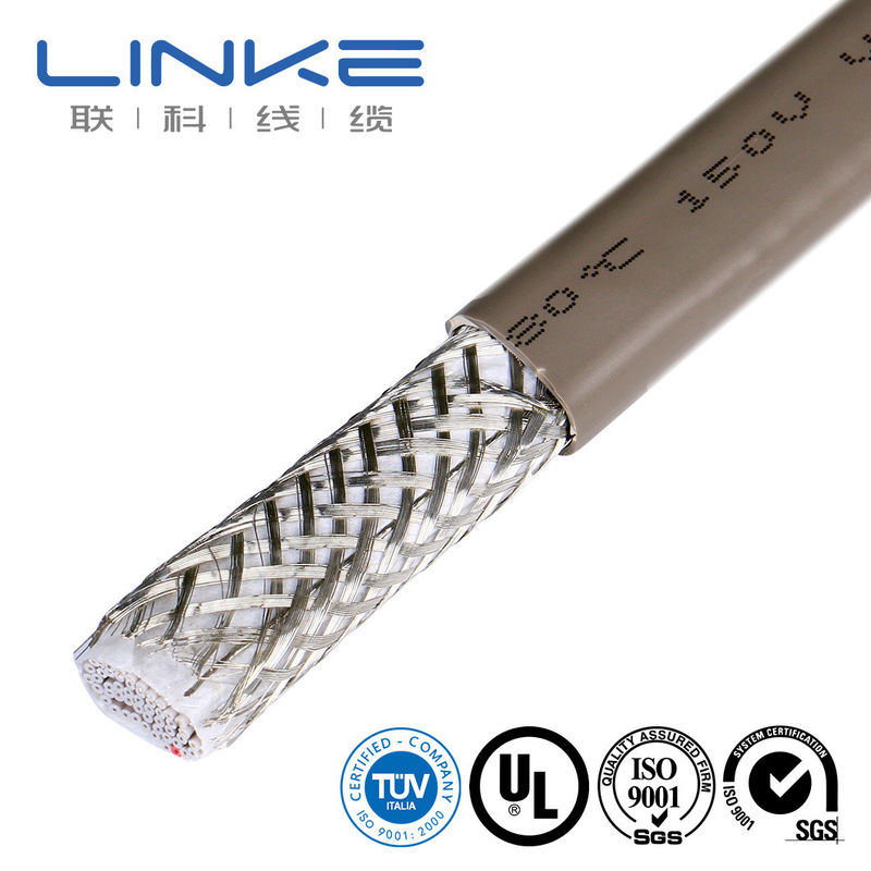0.76mm Ketebalan Rata-rata Karet Fleksibel Lempar Kabel Kabel Listrik untuk Mesin Wiring