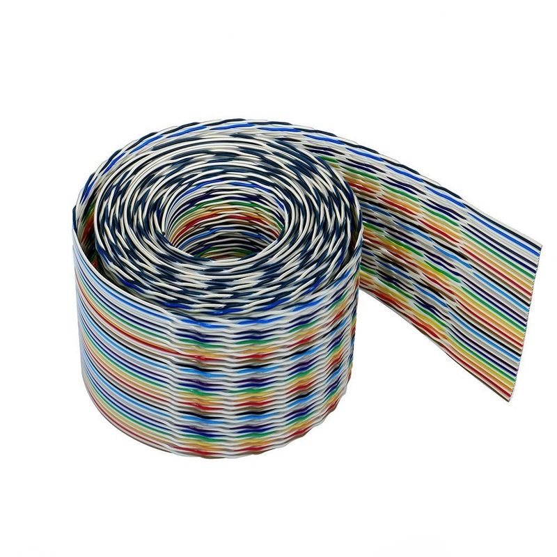 Fleksibel Tembaga Flat Kabel untuk Konektor IDC Permintaan yang disesuaikan dan PVC Sheath