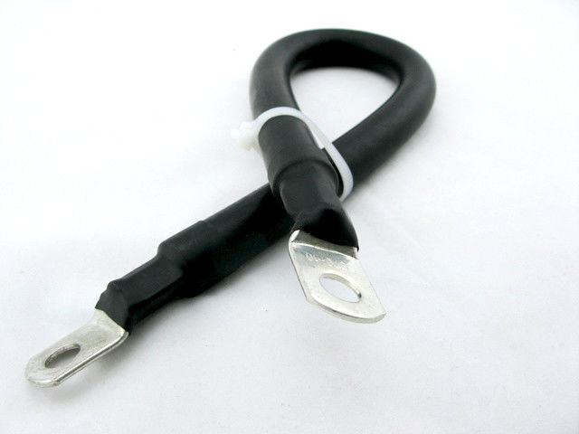 Kabel Baterai Custom AWG Hitam 2 Gauge Kawat Tembaga untuk Surya, Laut, Inverter