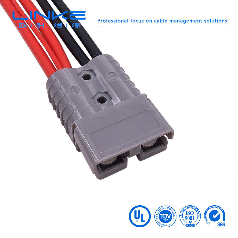 Konektor colokan 8AWG kabel konektor panel surya 50A/600V Kabel konektor panel surya 300mm