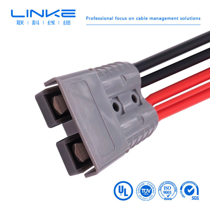 Konektor colokan 8AWG kabel konektor panel surya 50A/600V Kabel konektor panel surya 300mm