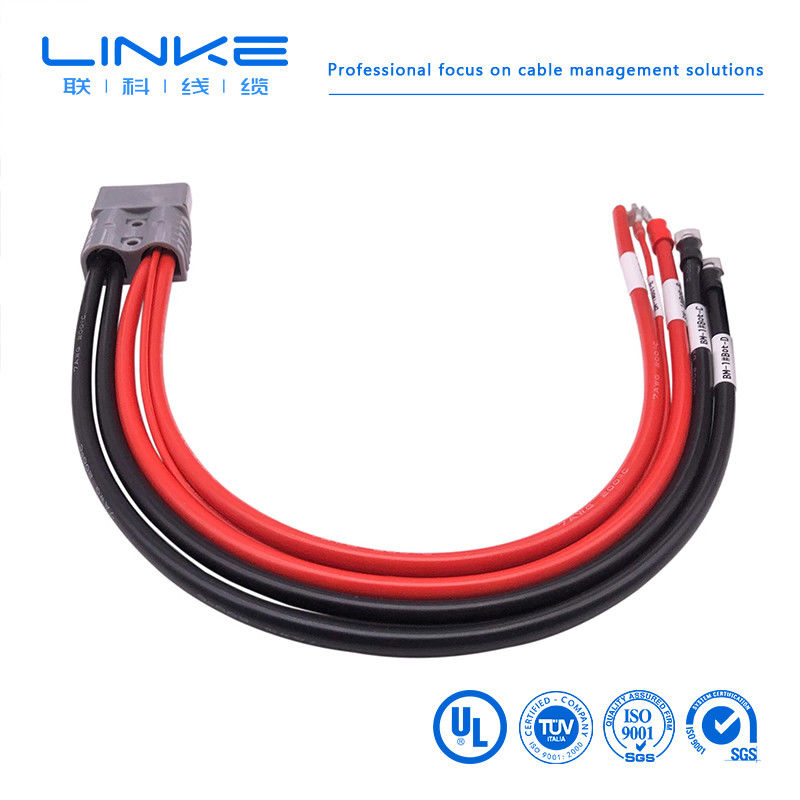 Konektor colokan 8AWG kabel konektor panel surya 50A/600V Kabel konektor panel surya 300mm