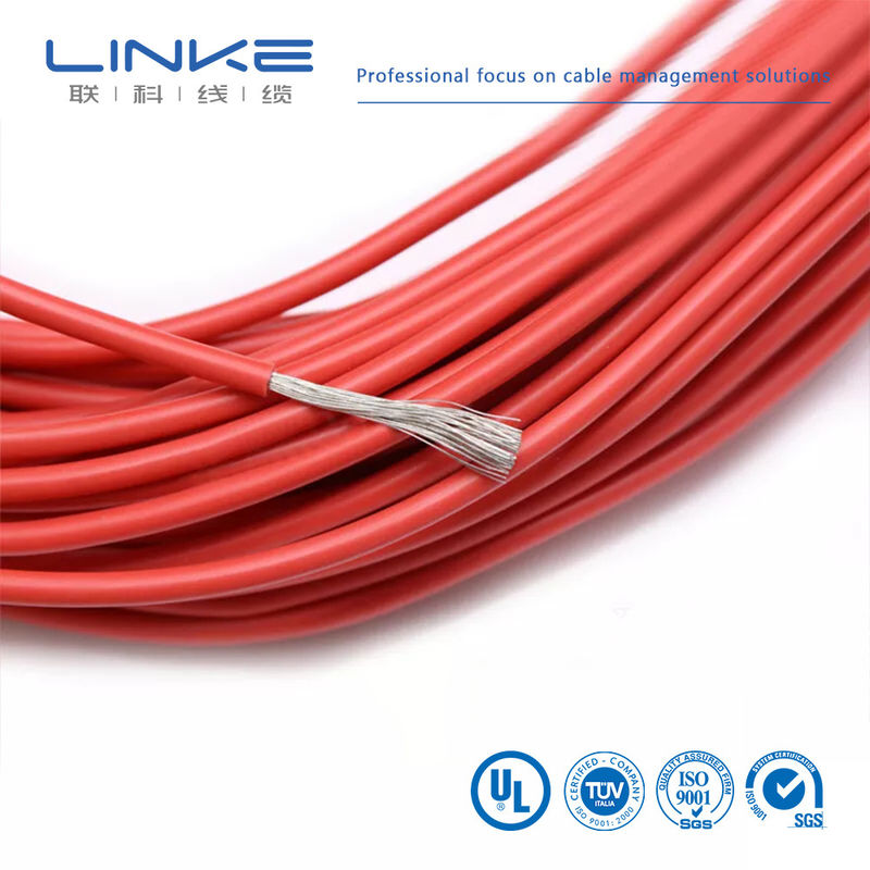 UL3135 Kawat Karet Silikon 30 28 26 24 22 20 18 16 14 12 10 AWG Kabel Pencahayaan Lampu Elektron Led Tembaga Lembut Terisolasi