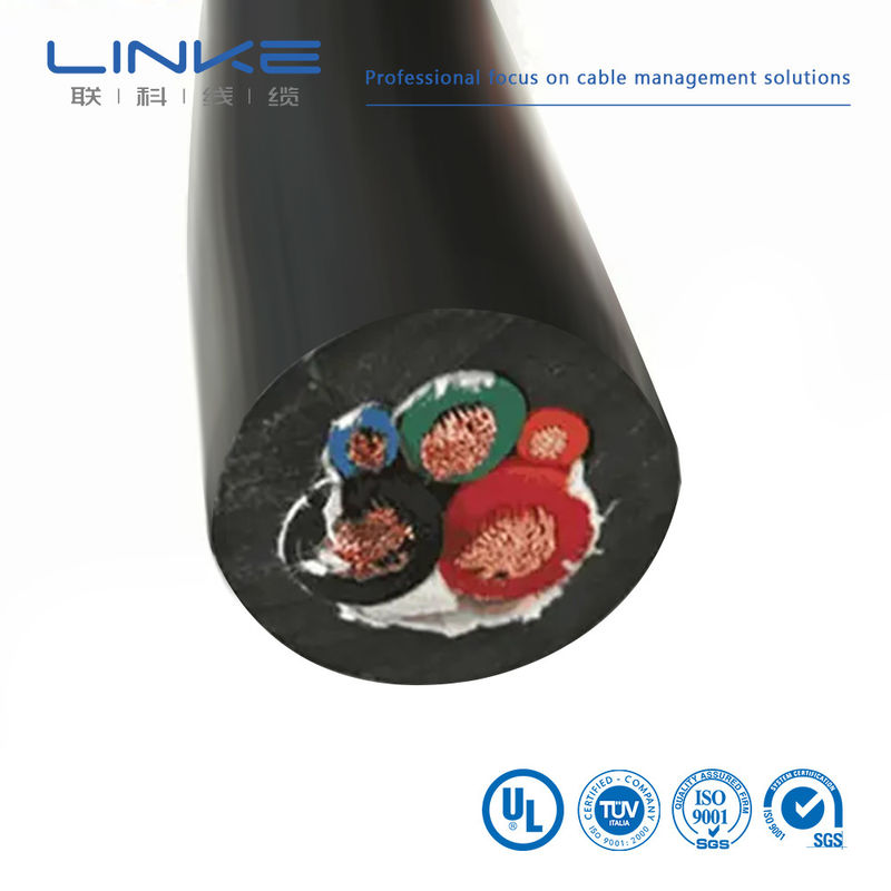 16A 3G2.5mm2+2*0.5mm2 Kabel Pengisian EV Tembaga Kaleng untuk Kendaraan Listrik