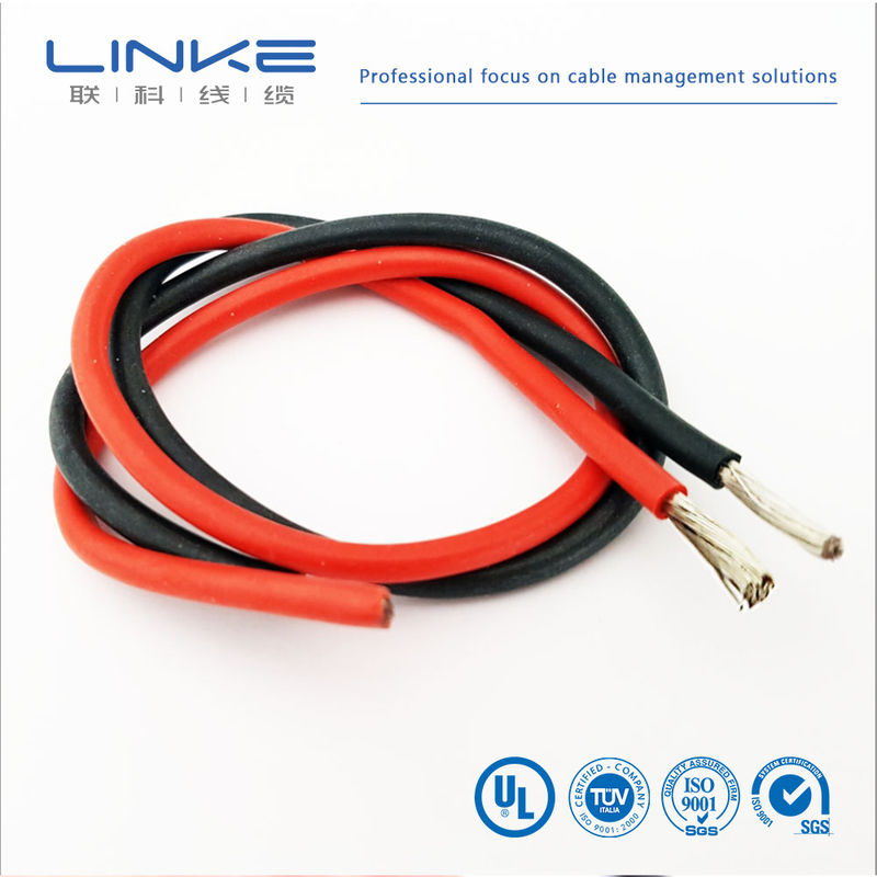 Kabel kawat silikon tembaga kaleng dengan fleksibilitas tinggi dan 500V tegangan kawat silikon tahan suhu tinggi