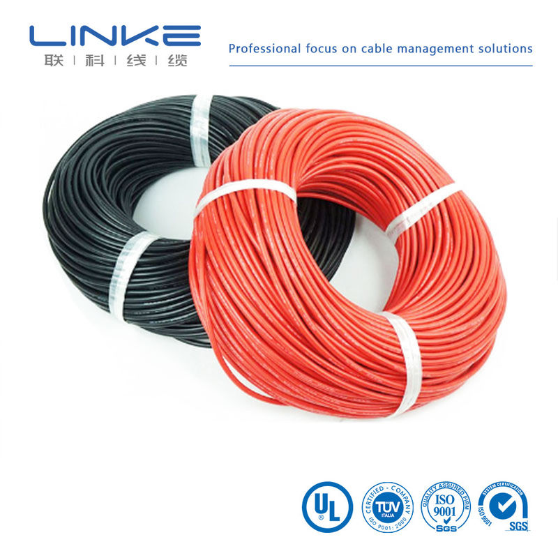 Kabel kawat silikon tembaga kaleng dengan fleksibilitas tinggi dan 500V tegangan kawat silikon tahan suhu tinggi