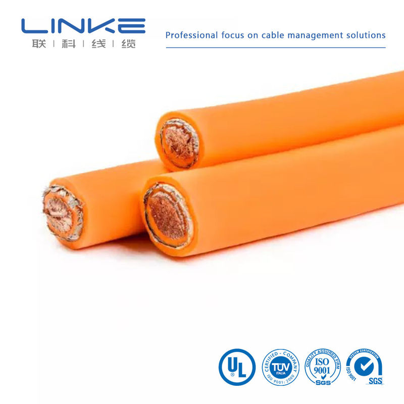 Kabel Karet Tembaga Silikon UL3858 Kabel Listrik Tegangan Tinggi Kawat silikon lembut