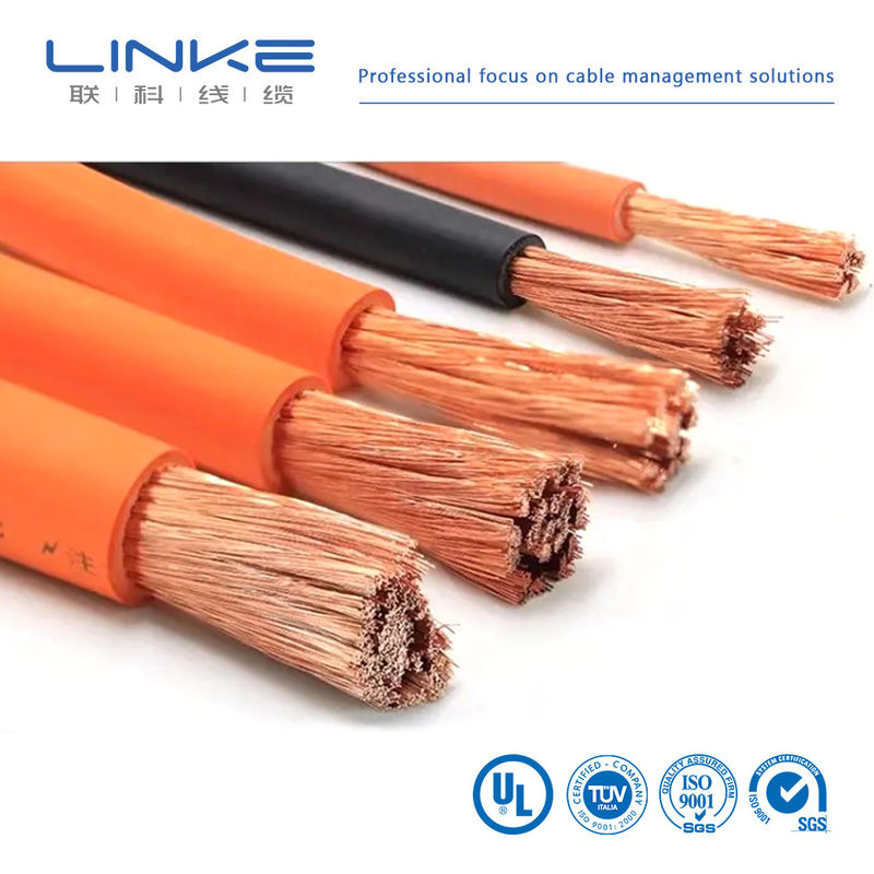 Kabel Karet Tembaga Silikon UL3858 Kabel Listrik Tegangan Tinggi Kawat silikon lembut