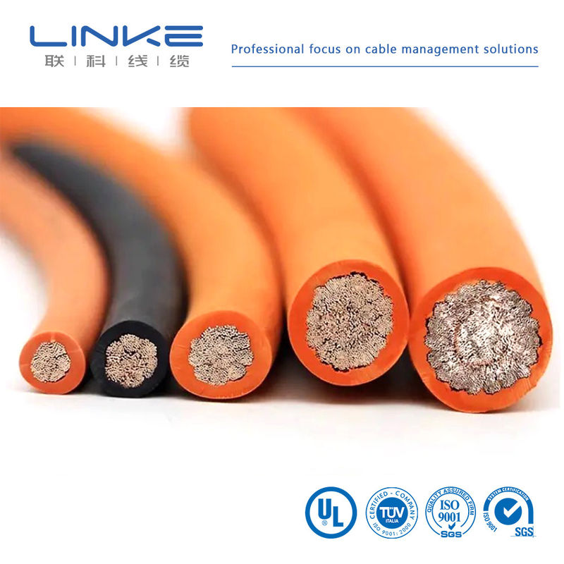 Kabel Karet Tembaga Silikon UL3858 Kabel Listrik Tegangan Tinggi Kawat silikon lembut