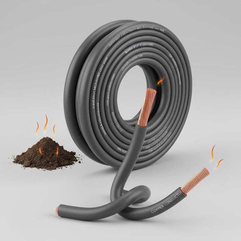 Super Soft Heat Resistance Melt Resistance Lead Wire dengan konduktor tembaga untuk pemanasan dan aplikasi bawah tanah