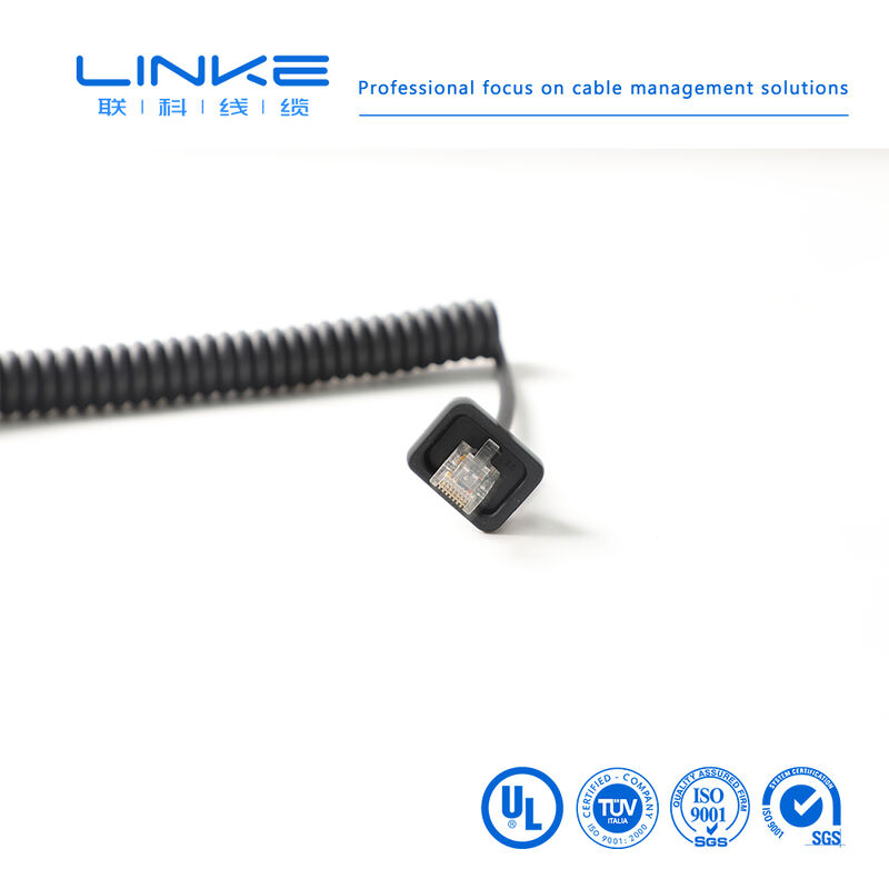 Kabel Jaringan Industri Perisai Gigabit Kategori 6 dengan Konektor RJ45 untuk Ethernet Industri