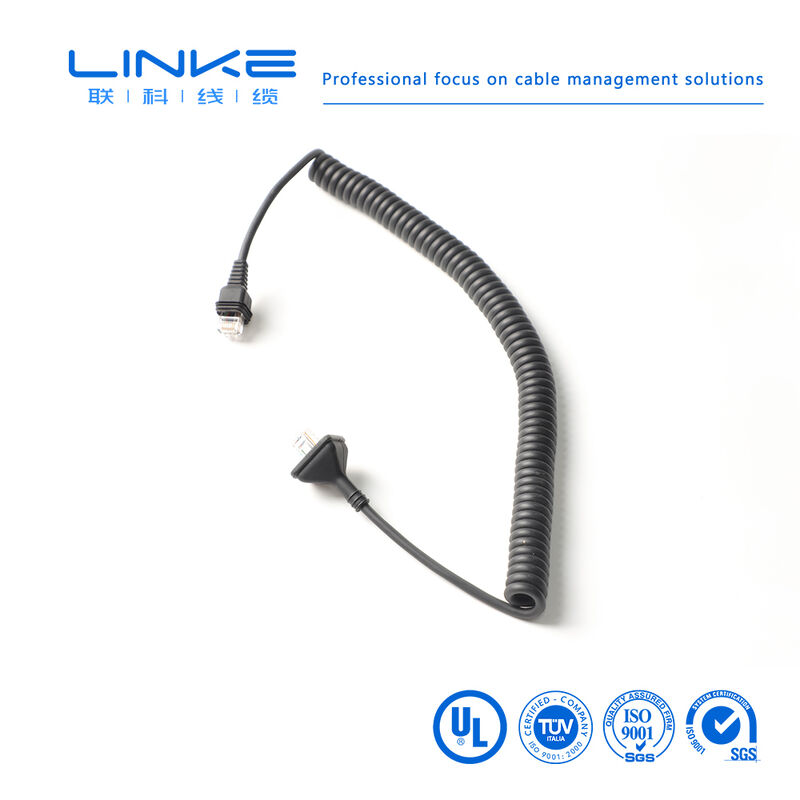 Kabel Jaringan Industri Perisai Gigabit Kategori 6 dengan Konektor RJ45 untuk Aplikasi Ethernet Industri