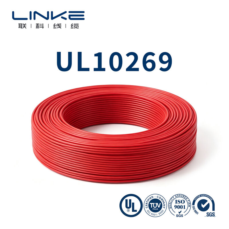 UL10269 Tegangan Tinggi 1000V 105°C PVC Terisolasi Kabel Hook-Up dengan Tined Tembaga Konduktor Electrical Wiring Roll
